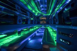 Hummer H2 Limousine inside