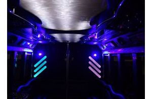 Tiffany Bus VIP Limousine inside