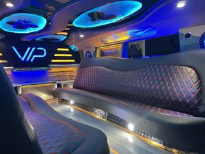 Hummer H2 Limousine inside