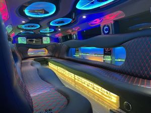 Hummer H2 Limousine inside