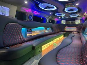 Hummer H2 Limousine inside